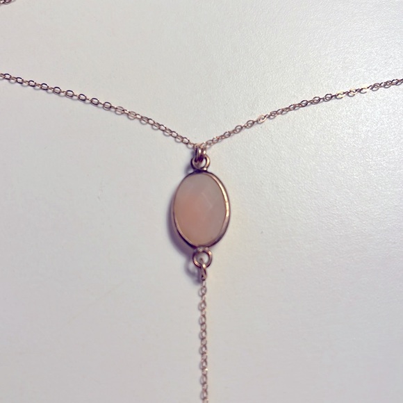 April Soderstrom rose gold drop necklace - Picture 2 of 3